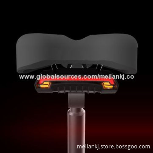 Laser lamp, yellow light flashes, indication of the rear bike turning left/right, rechargeable